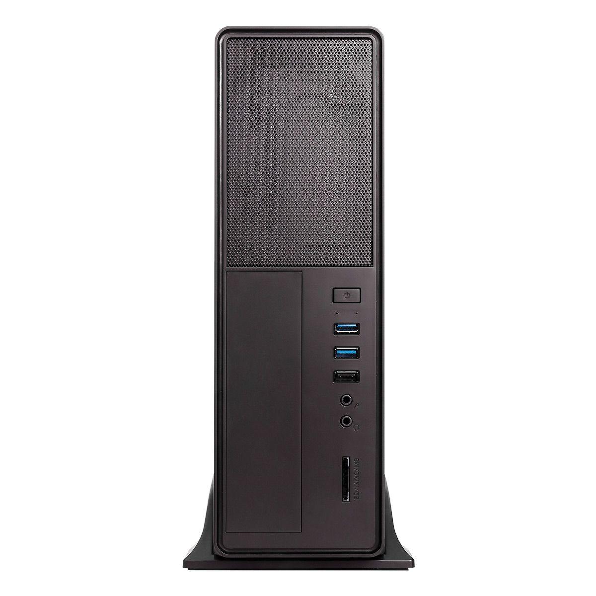 Caixa PC Slim UNYKACH K2010 (ITX, microATX - microATX - 450 W - Preto) — miniatura 3