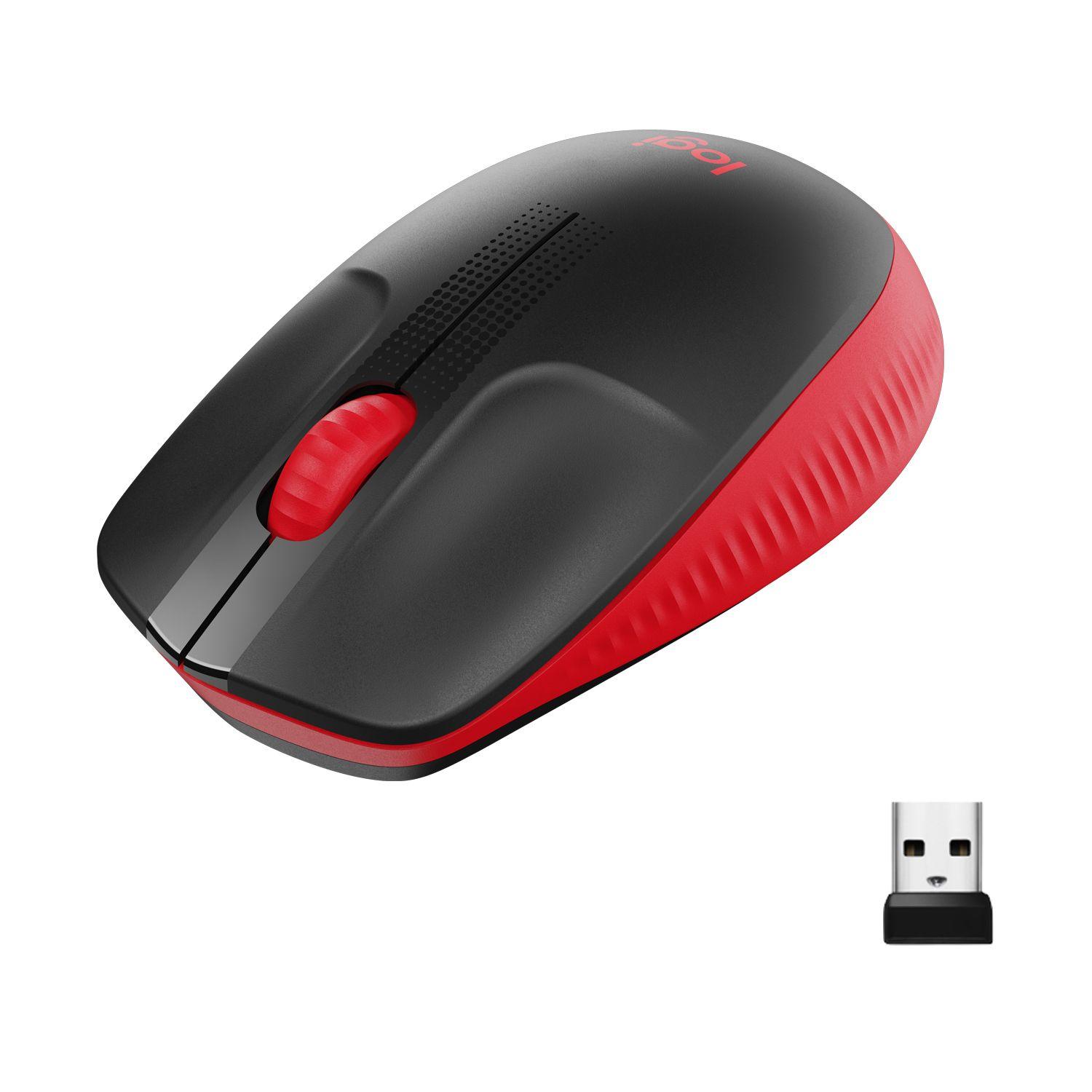Rato LOGITECH M190 (Ambidestro - 1000 DPI - Ótico - Vermelho) — miniatura 2