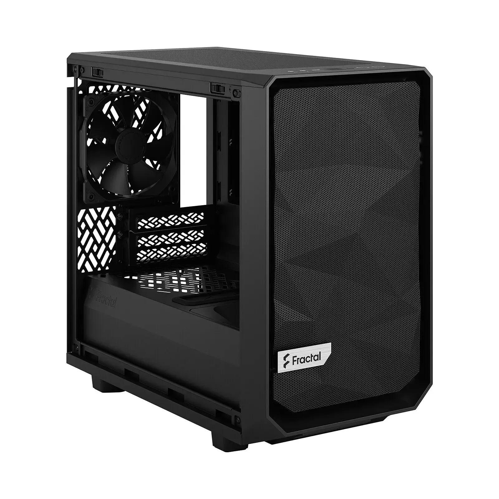 Caixa PC FRACTAL DESIGN Meshify 2 Nano (Mini-DTX, Mini-ITX - ATX - 2,5" - Preto) — miniatura 3