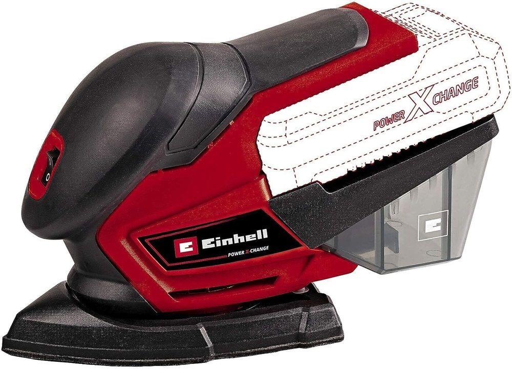 Lixadora Multifunções a Bateria EINHELL TE-OS 18/150 Li Solo (18 V - Bateria - Preto e Vermelho) — miniatura 2