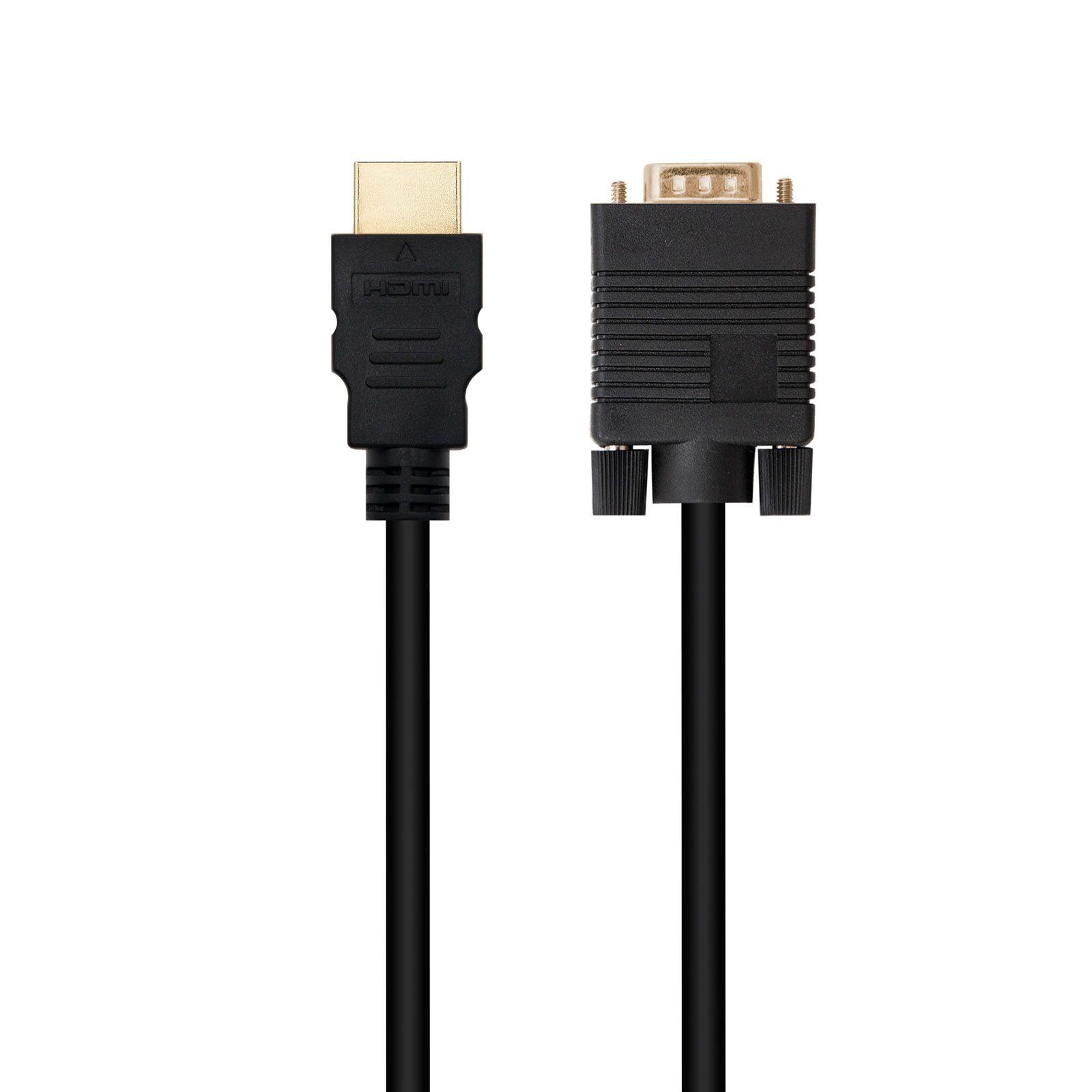 Cabo Conversor HDMI para VGA NANOCABLE 10.15.4348 (1,8 m - 60 Hz - HDMI Tipo A - Preto) — miniatura 2