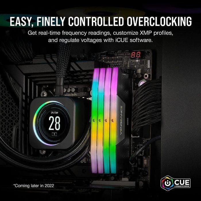 Memória RAM CORSAIR CMH16GX5M2B5200Z40 (5200 MHz - 16 GB - DIMM), miniatura 6