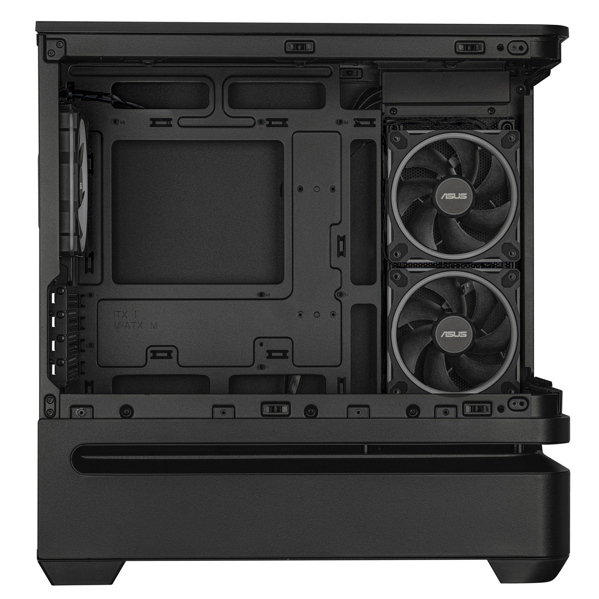 Caixa de Computador ASUS PRIME AP202 ARGB (Micro ATX, Mini-ITX - Mini Tower - Metal - Preto) — miniatura 8