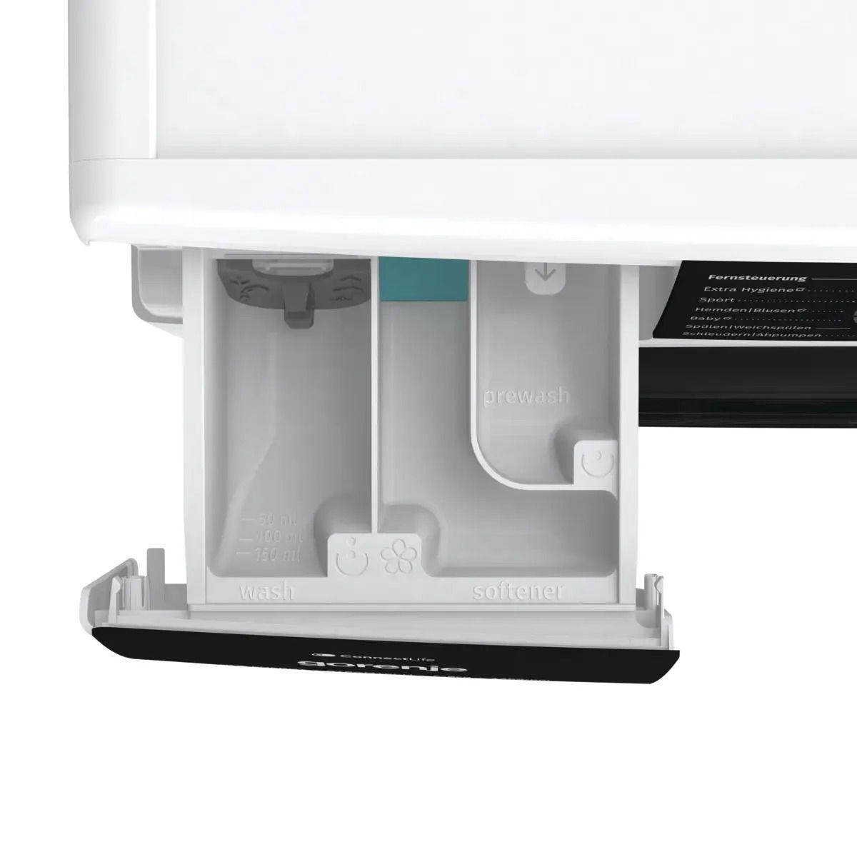 Máquina de Lavar Roupa Independente GORENJE WPNA84A2TS (1400 RPM - B - A - Preto e Branco), miniatura 5