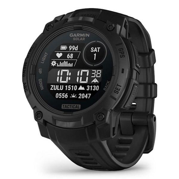 Smartwatch GPS GARMIN Instinct 3 Solar GPS 45mm Tactical Edition (Redonda - Android, iOS - MIP digital - Preto) — miniatura 2