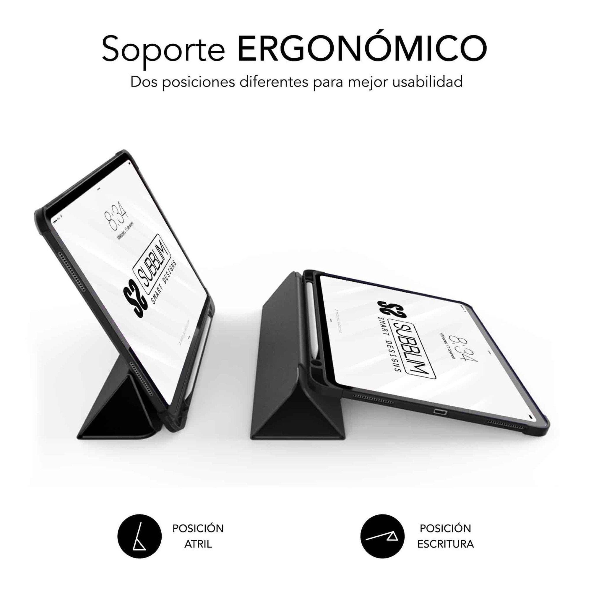 Capa para Tablet SUBBLIM Clear Shock Case (iPad Pro 12,9″ 2020–2022 - Preto/Transparente) — miniatura 6