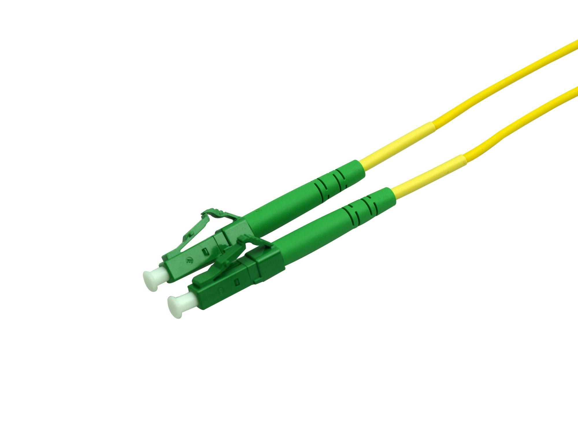 Cabo de Fibra Ótica EQUIP 255908 (LC/APC para LC/APC - 30 m - OS2 - Amarelo)
