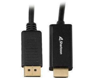 Cabo Adaptador SHARKOON DisplayPort 1.2 para HDMI 4K (3 m - Branco), miniatura 2