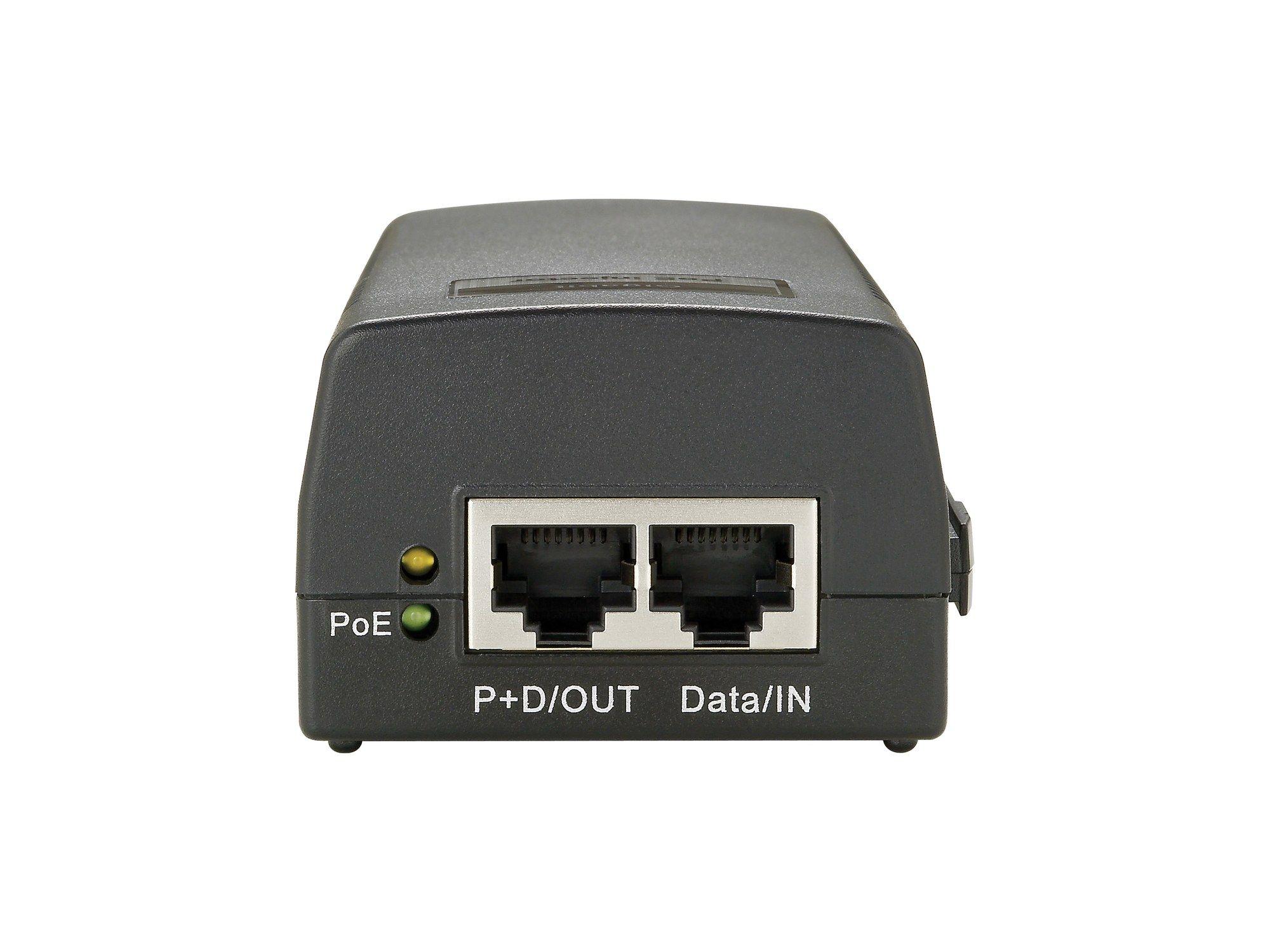Injetor PoE LEVELONE POI-3000 (Gigabit Ethernet - 1 unidade - 10/100/1000 Mbit/s - Preto), miniatura 4