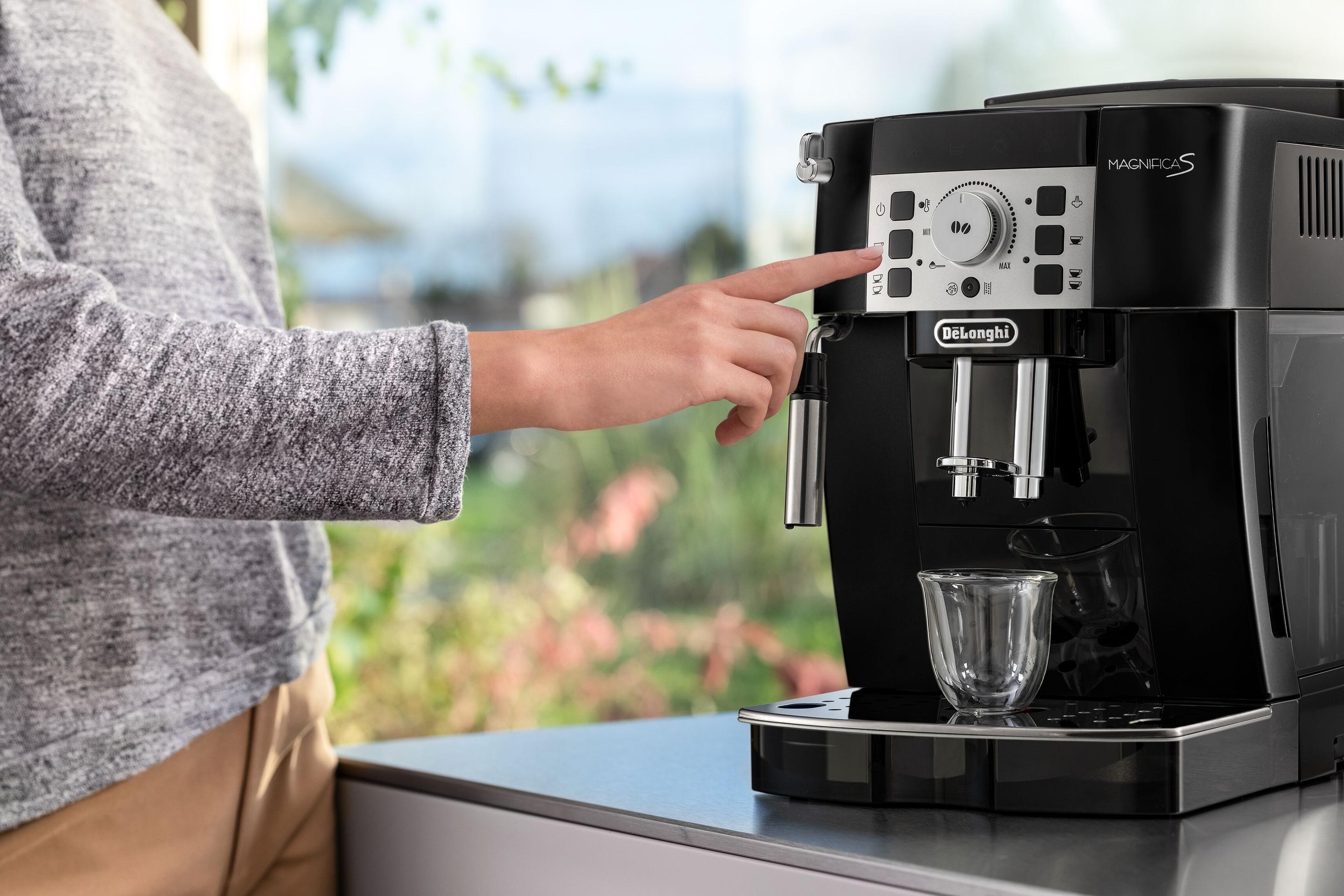 Máquina de Café Automática DE’LONGHI Magnifica S ECAM 21.110.B (Grãos de café, Café moído - 1450 W - 15 bar - Preto), miniatura 6