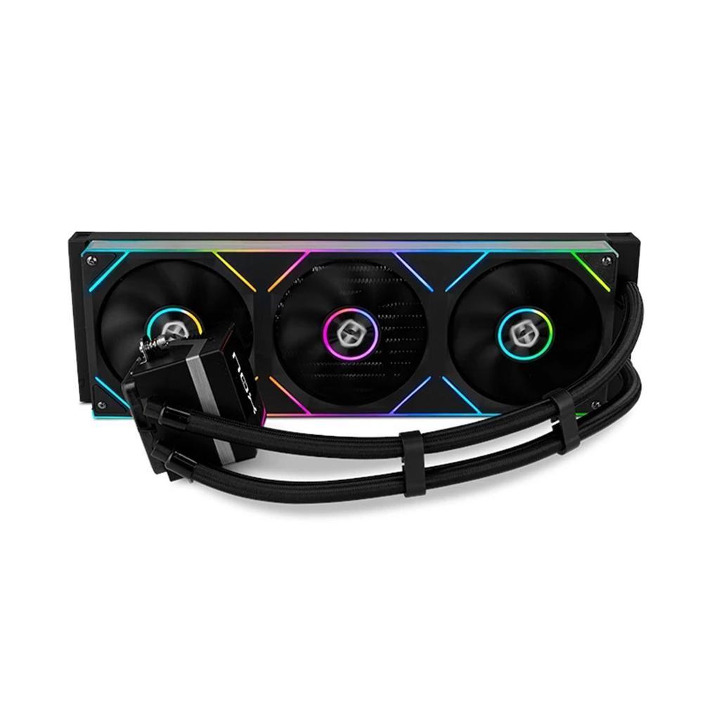 Kit de Refrigeração Líquida NOX Hummer M-360 LCD (12 cm - 1800 RPM - ARGB multicolor - Preto)
