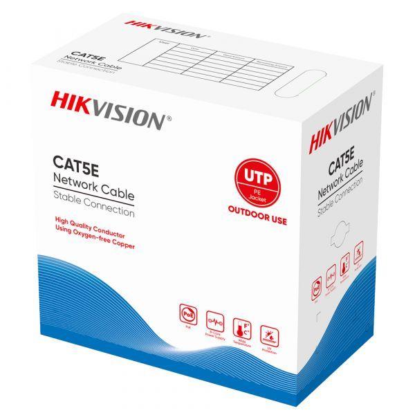 Cabo de Rede HIKVISION DS-1LN5EO-UU/E (305 m - Cat5e - Branco), miniatura 2