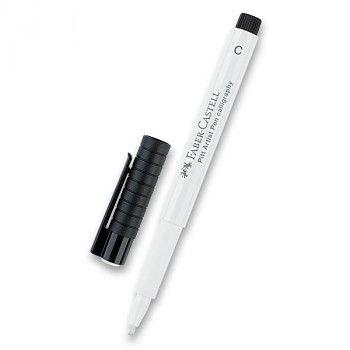 Caneta de Caligrafia FABER-CASTELL Pitt Artist Pen C 101 (Branco)