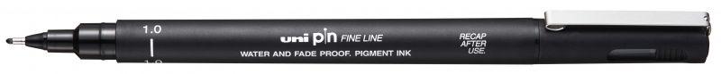 Marcador Calibrado UNIBALL PIN10-200(S) (Plástico - Preto)