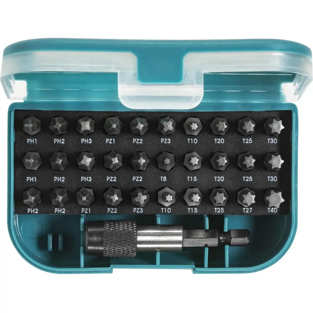 Conjunto de Pontas de Aparafusar MAKITA P-73374 (31 Peças - 1/4" - Azul), miniatura 2