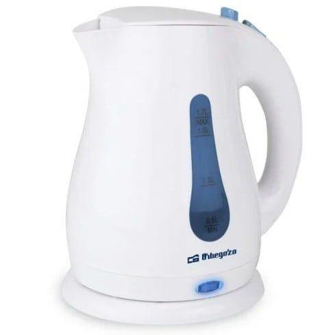 Jarro Elétrico ORBEGOZO KT6001 (2200 W - 1,7 l - Branco)