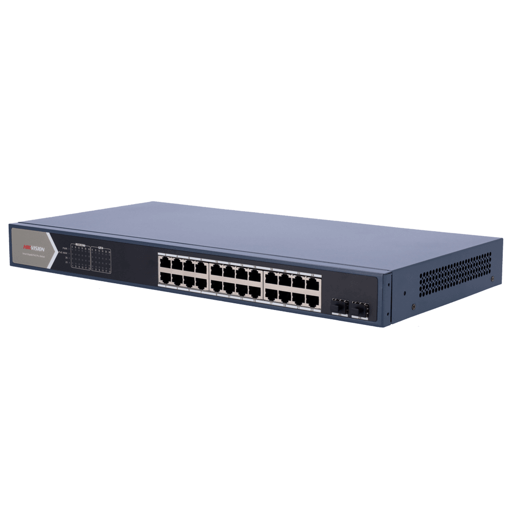 Switch PoE Gerível HIKVISION DS-3E1526P-SI (4,1 MB - 56 Gbit/s - L2 - Preto)