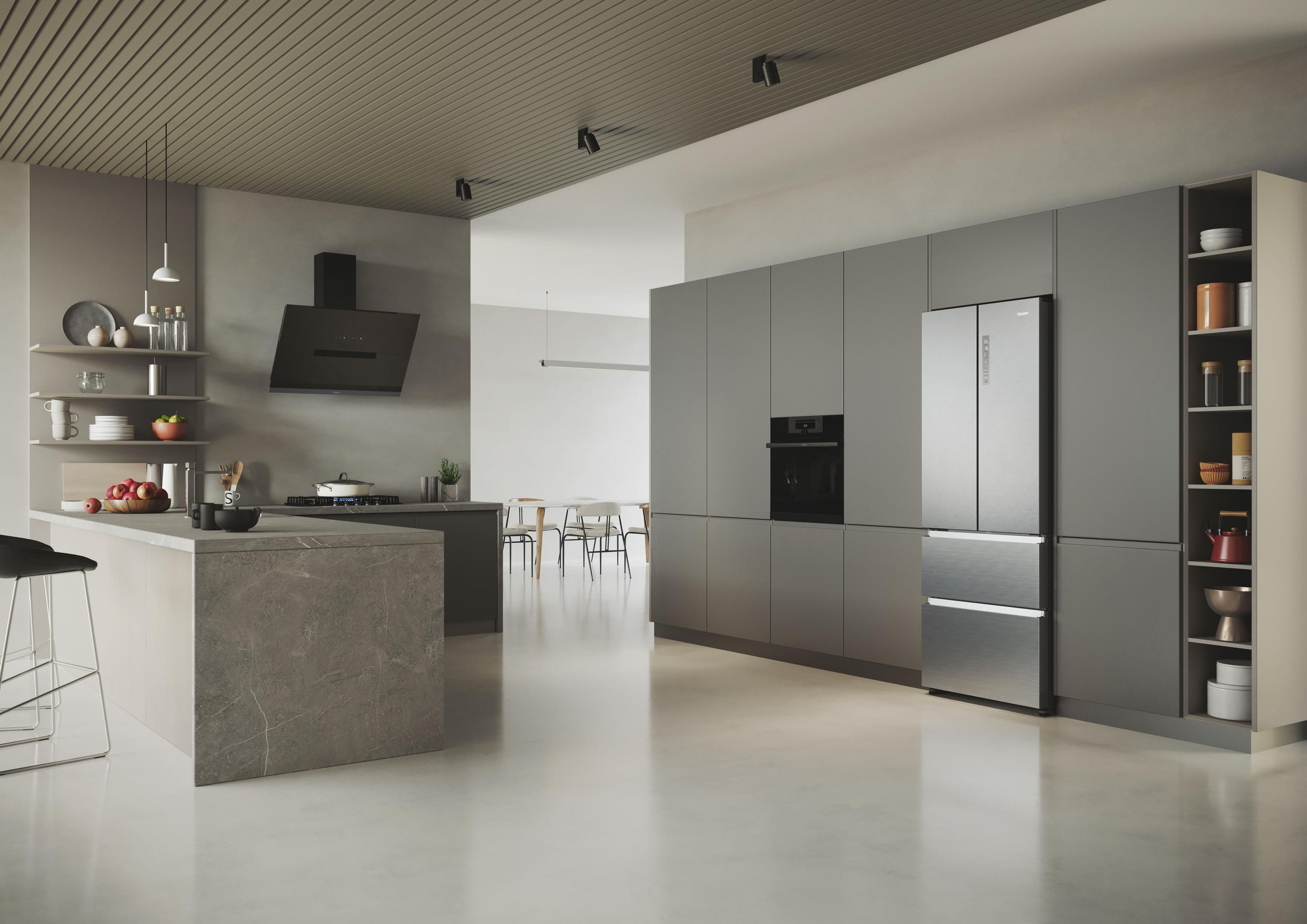 Frigorífico Americano Independente HAIER HFR5719ENMG (446 l - 190x70x67,5 cm - 70 cm - Prateado), miniatura 15