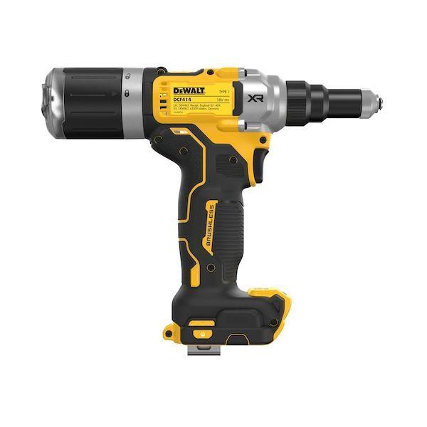 Rebitadora Sem Fios DEWALT DCF414NT-XJ (18 V - Amarelo/Preto), miniatura 4