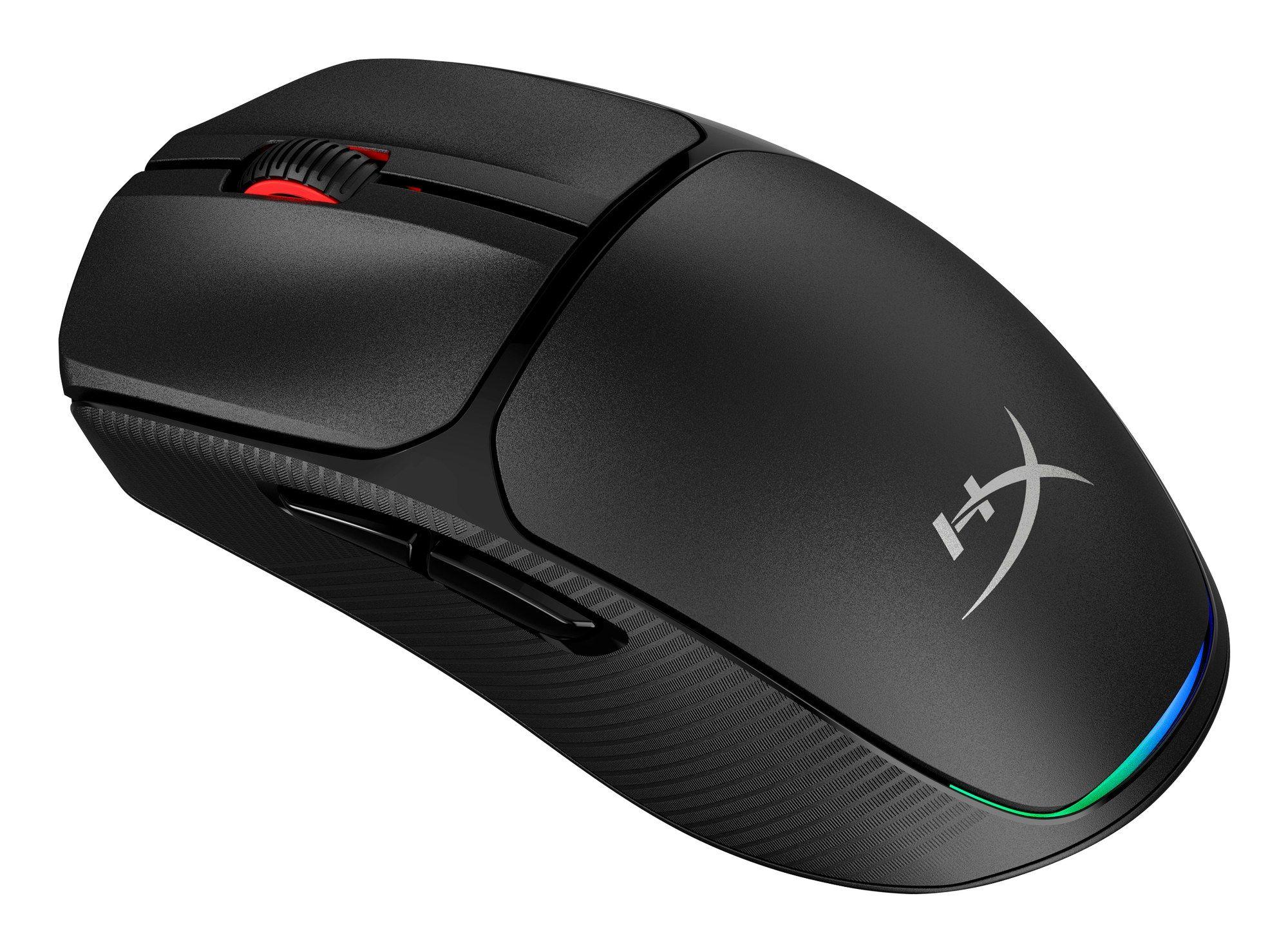 Rato HYPERX Pulsefire Fuse Wireless (Ambidestro - 12000 DPI - Ótico - Preto) — miniatura 2