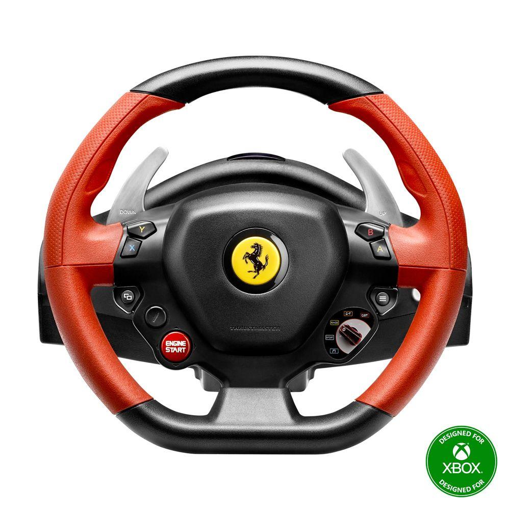 Volante e Pedais THRUSTMASTER Ferrari 458 Spider (Xbox - Com fios - Preto e Vermelho) — miniatura 8