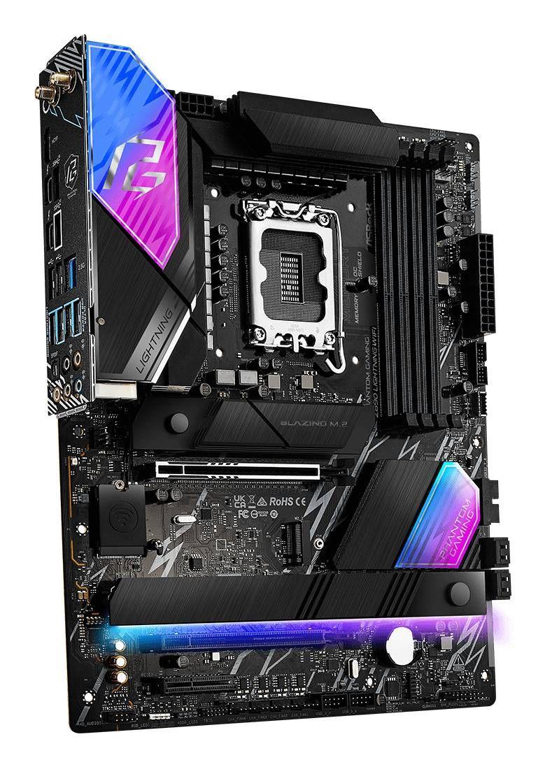 Motherboard ASROCK Phantom Gaming Z890 Lightning WiFi (LGA 1851 (Socket V1) - Intel Core Ultra - ATX), miniatura 4