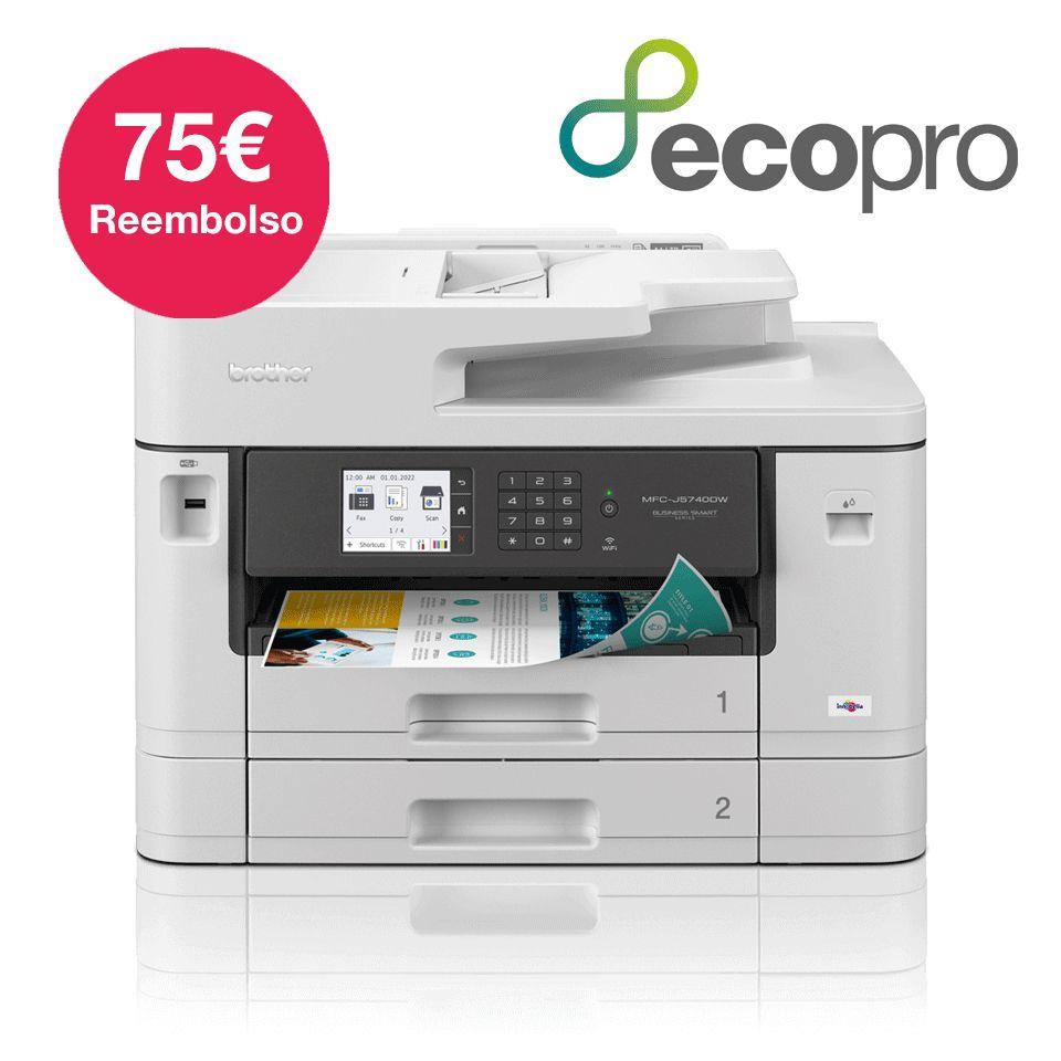 Impressora Multifunções Jato de Tinta BROTHER MFC-J5740DW (A3 - Impressão a cores - 250 folhas - Branco) — miniatura 5
