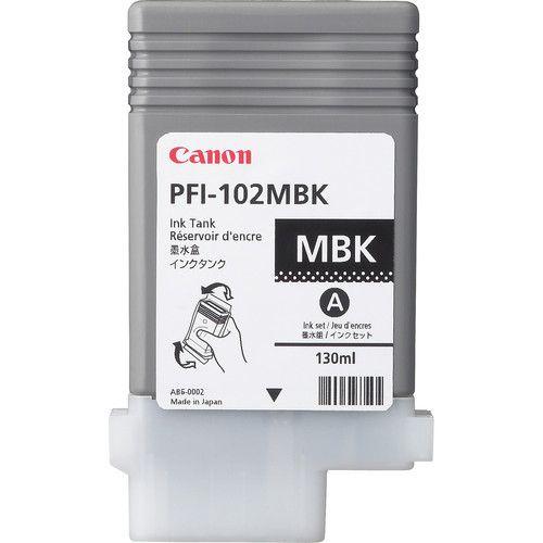 Tinteiro CANON PFI-102MBK (Preto Mate)