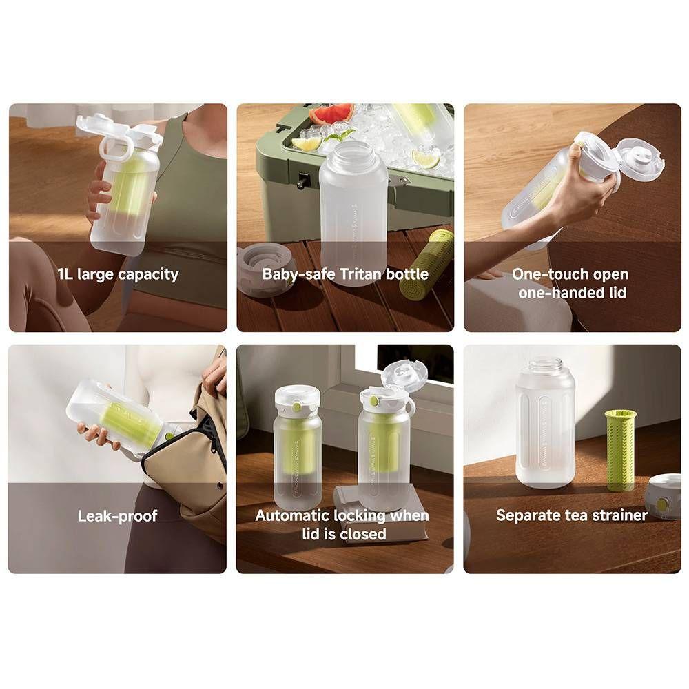 Garrafa de Água Desportiva XIAOMI Sport Water Bottle (Tritan - Branco), miniatura 3