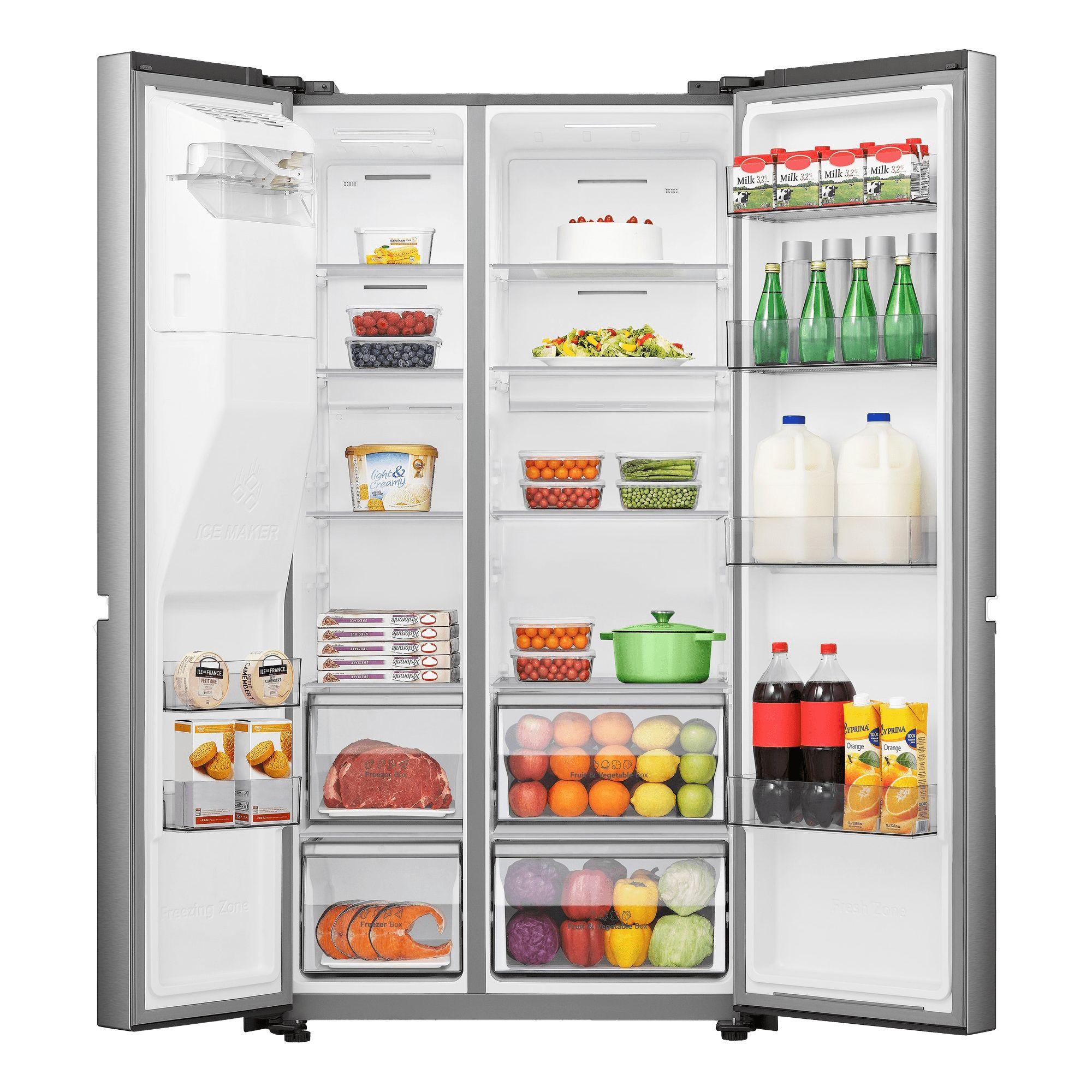 Frigorífico Americano Independente HISENSE RS818N4IIE1 (632 L - 179x91x73 cm - 179 cm - Inox), miniatura 3
