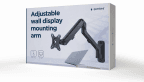 Suporte de Parede para Monitor GEMBIRD MA-WA1-02 (100 x 100 mm - 75 x 75 mm - 7 kg - Preto)