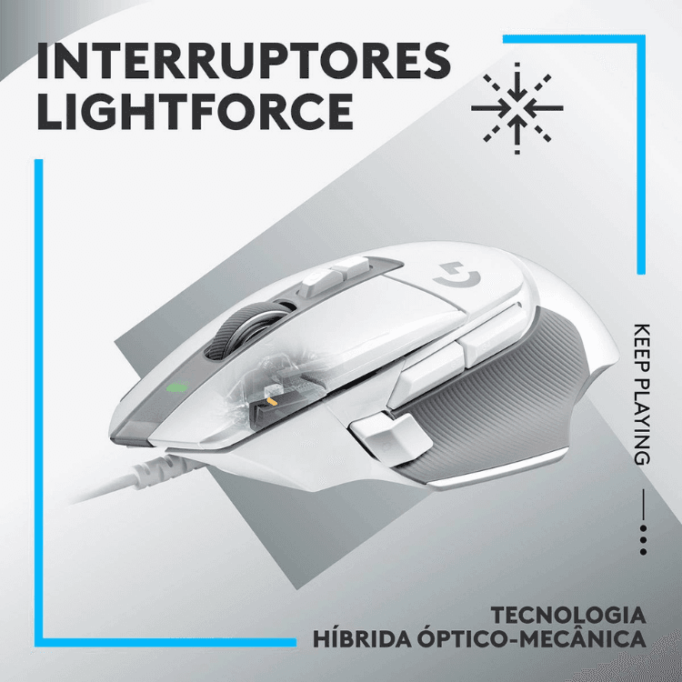 Rato LOGITECH G502 X (Mão direita - 25600 DPI - Ótico - Branco), miniatura 4