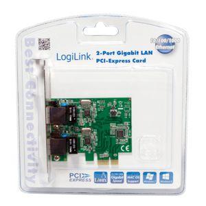 Placa de Rede PCI Express LOGILINK PC0075 (Ethernet - 1 unidade - PCI Express - Verde), miniatura 2