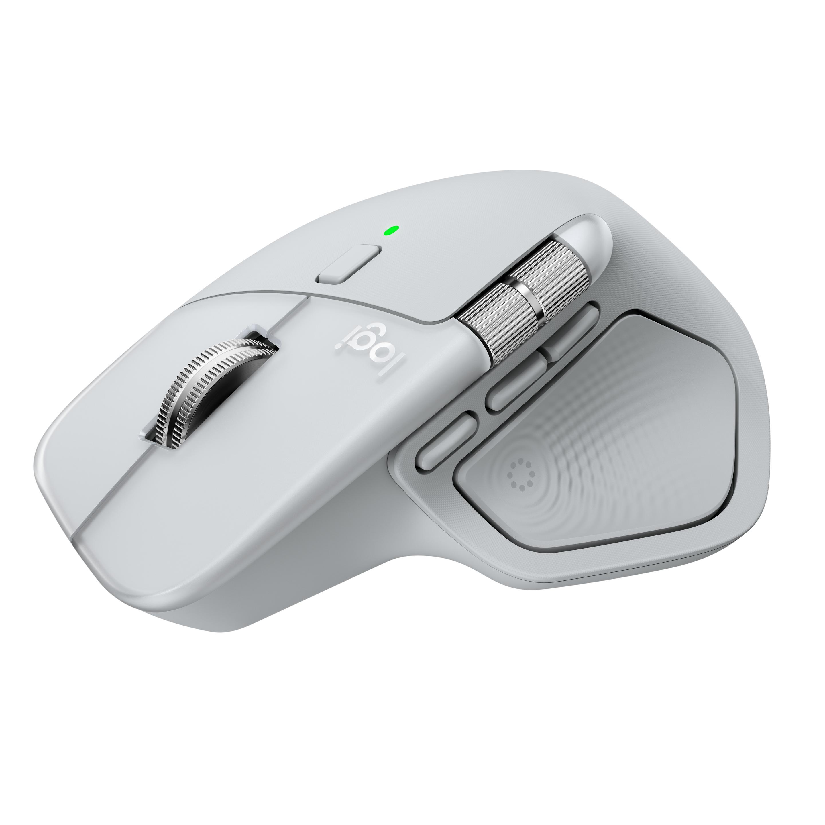 Rato LOGITECH MX Master 4 para Mac (Mão direita - 8000 DPI - Laser - Branco e Prateado) — miniatura 2