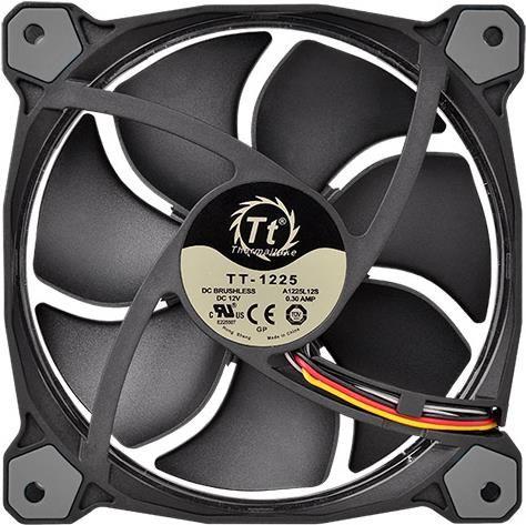 Conjunto de 3 Ventoinhas para Caixa PC THERMALTAKE Riing 12 LED RGB (2,52 W - Preto)