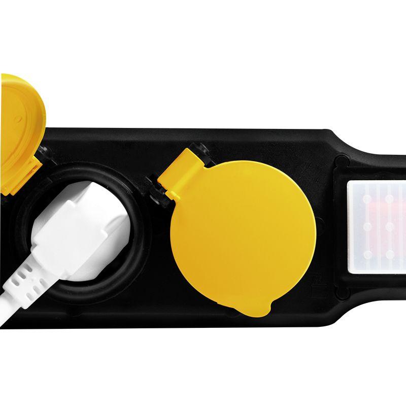 Extensão Elétrica LOGILINK LPS253 (Preto e Amarelo), miniatura 5