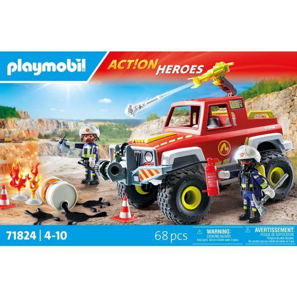 Camião de Bombeiros PLAYMOBIL 71824 (A partir dos 4 anos - Multicor), miniatura 3