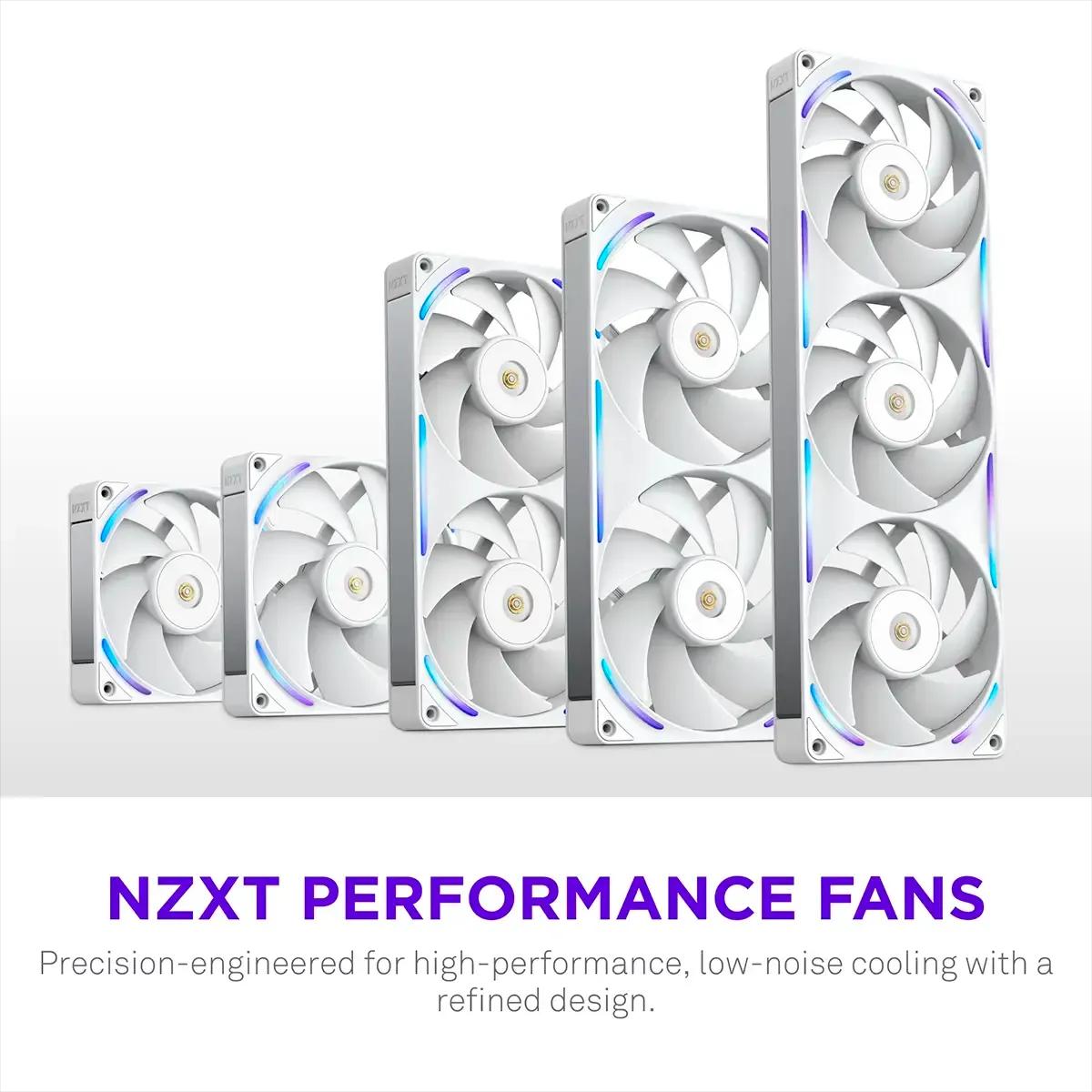 Ventoinha NZXT F360X (360 mm - Branco) — miniatura 4