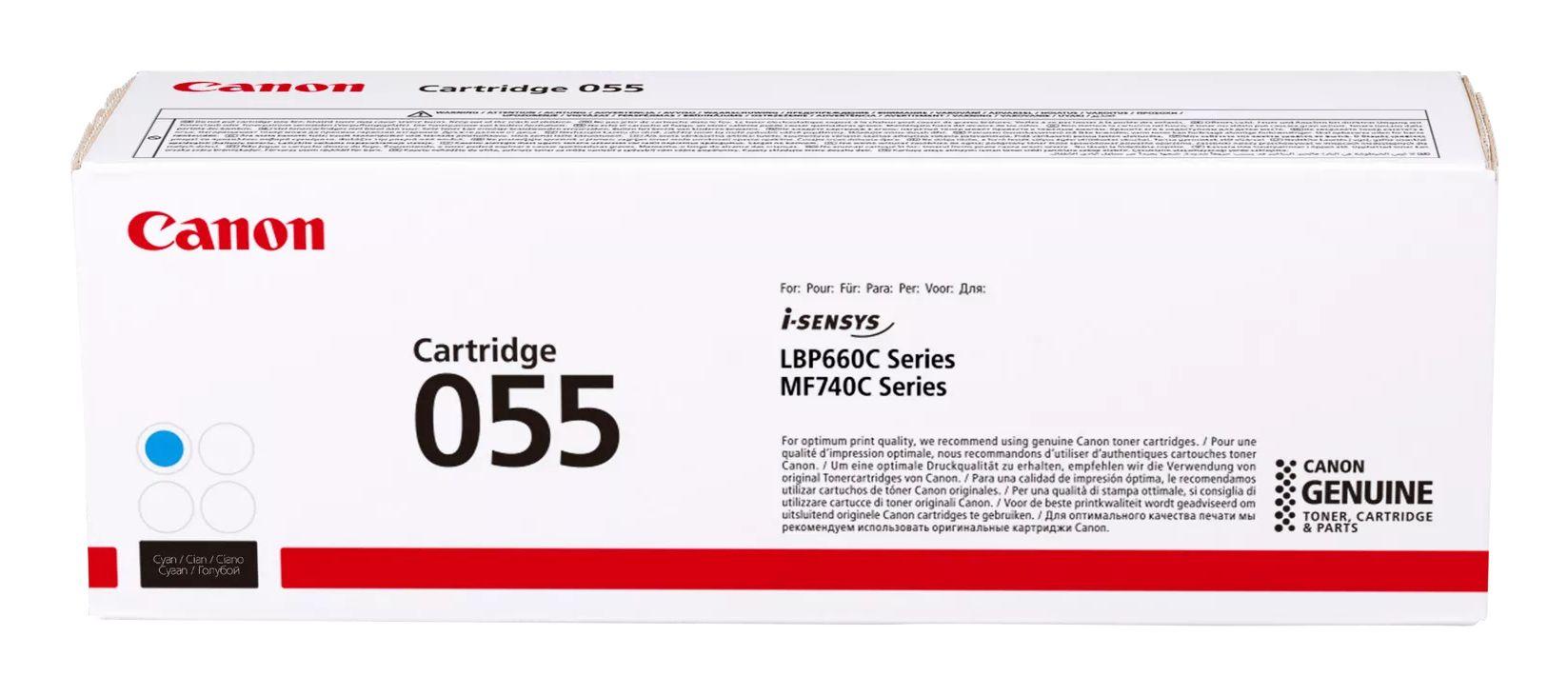 Toner CANON 055 (2100 páginas - Ciano), miniatura 2