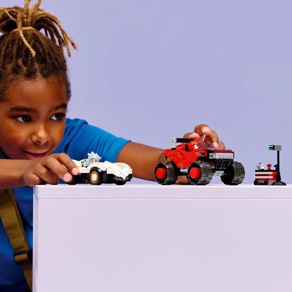 LEGO 77118 Sonic the Hedgehog Carro do Silver contra Monster Truck do Knuckles (8+ anos - 378 peças), miniatura 4