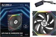 Ventoinha LIAN LI UNI FAN SL Wireless 12SL1W1B (Teraftalato de polibutileno - RGB multicolorida - 1,8 W - Preto)