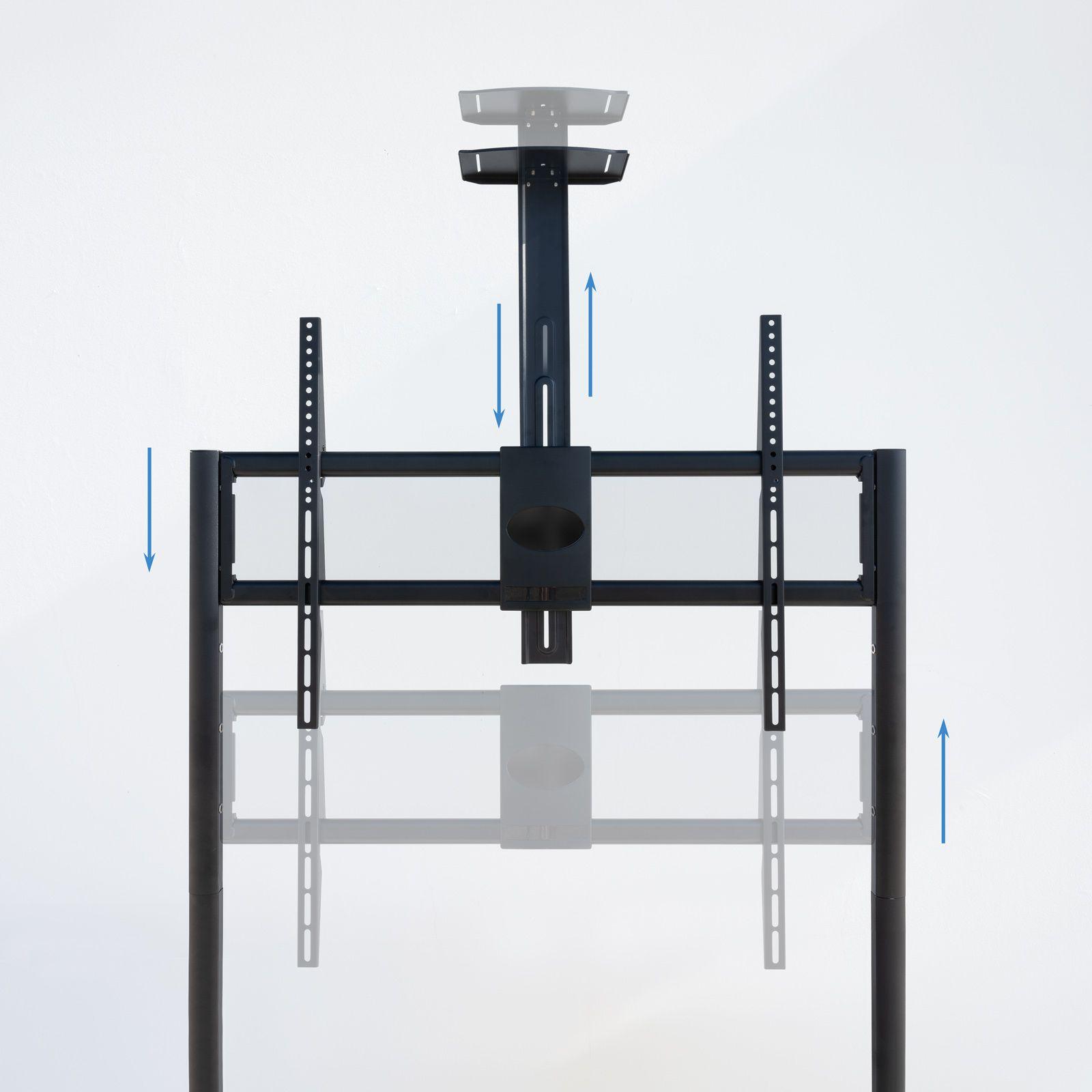 Suporte de Chão com Rodízios TOOQ FS20208M-B (55-100" - VESA 900x600 - Preto) — miniatura 5