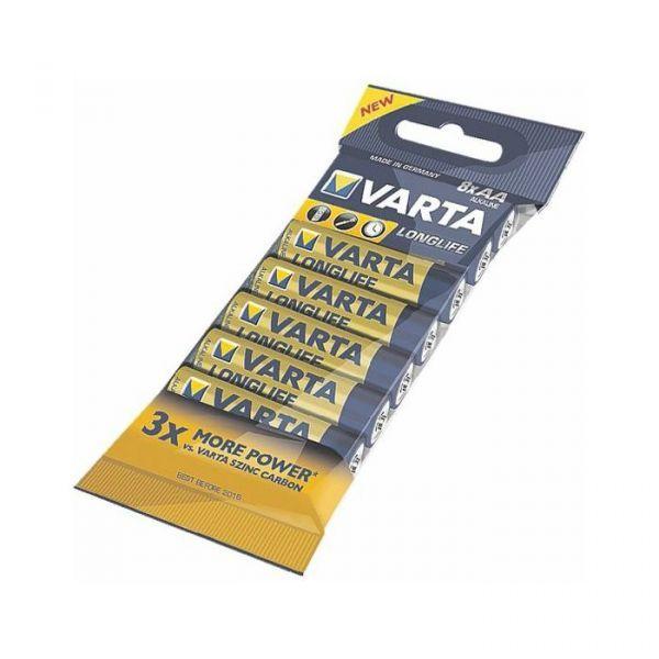 Pilhas Alcalinas VARTA Longlife Extra 4103 (AAA LR03 - 1,5 V - Pack de 8)