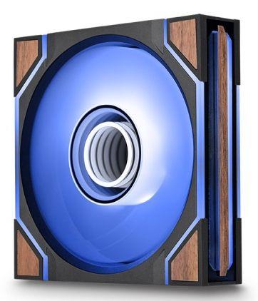 Ventoinhas para Caixa de Computador THERMALTAKE SWAFAN 120 EX INFINITY Wood Edition (ARGB - Preto e Madeira)