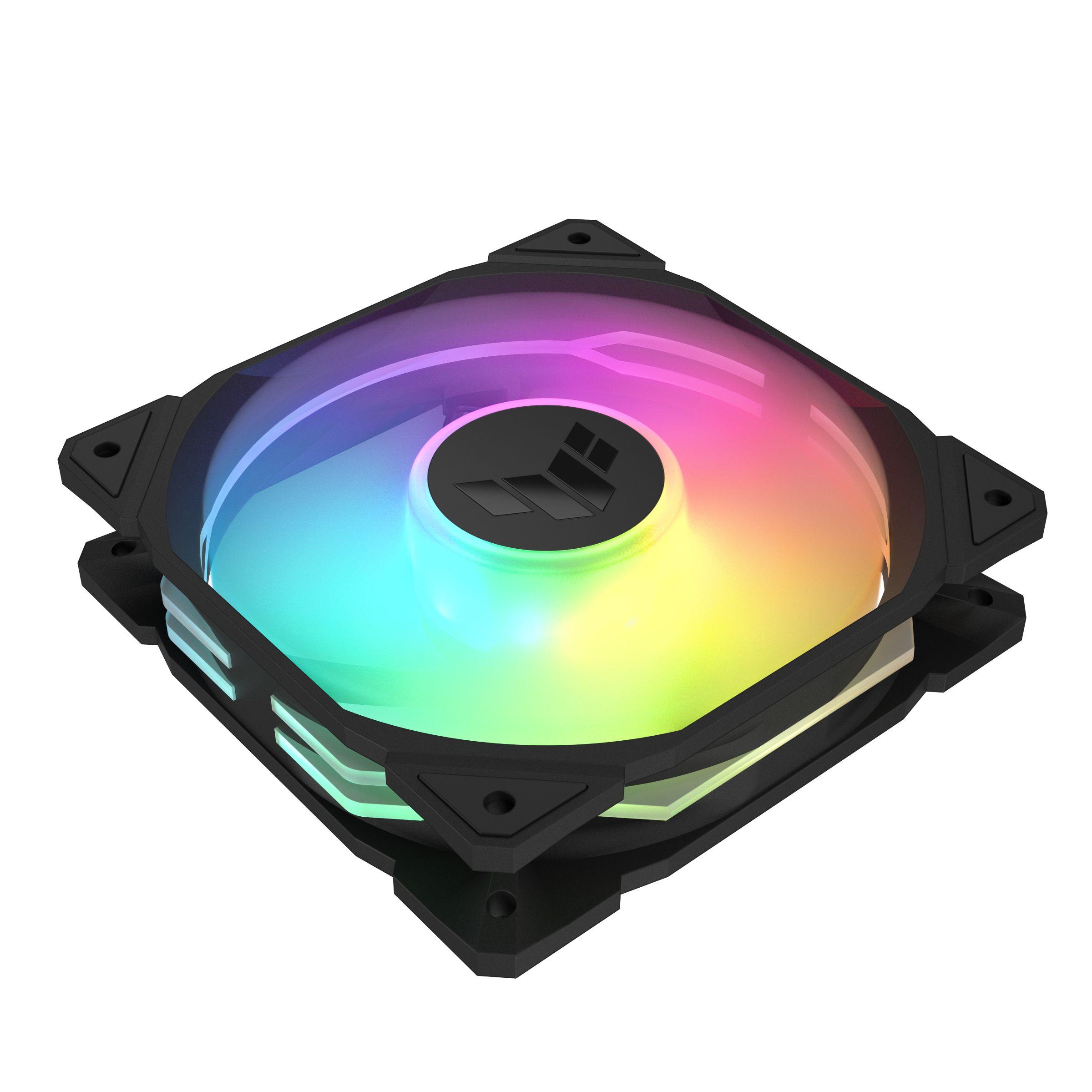 Ventoinhas para Caixa PC ASUS TUF Gaming TR120 ARGB 3IN1 (Preto) — miniatura 4