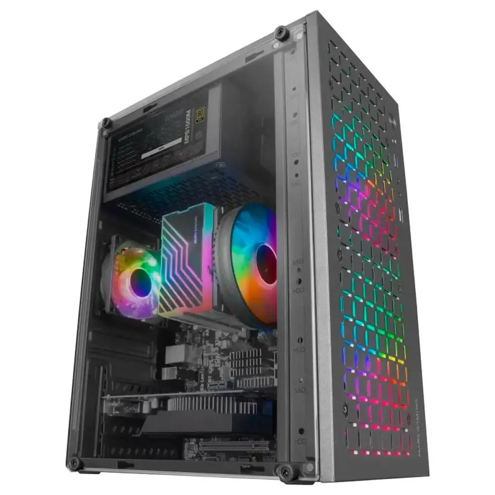 Caixa PC MARS GAMING MC-CORE (Micro-ATX, Mini-ITX - Mini Tower - micro-ATX, Mini-ATX - Preto) — miniatura 5