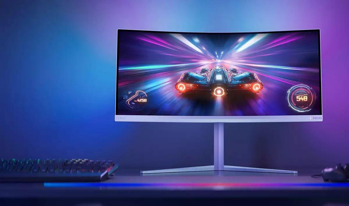Monitor PHILIPS Evnia 34M2C5501A/00 (34" - Fast VA - 180 Hz - Branco) — miniatura 16