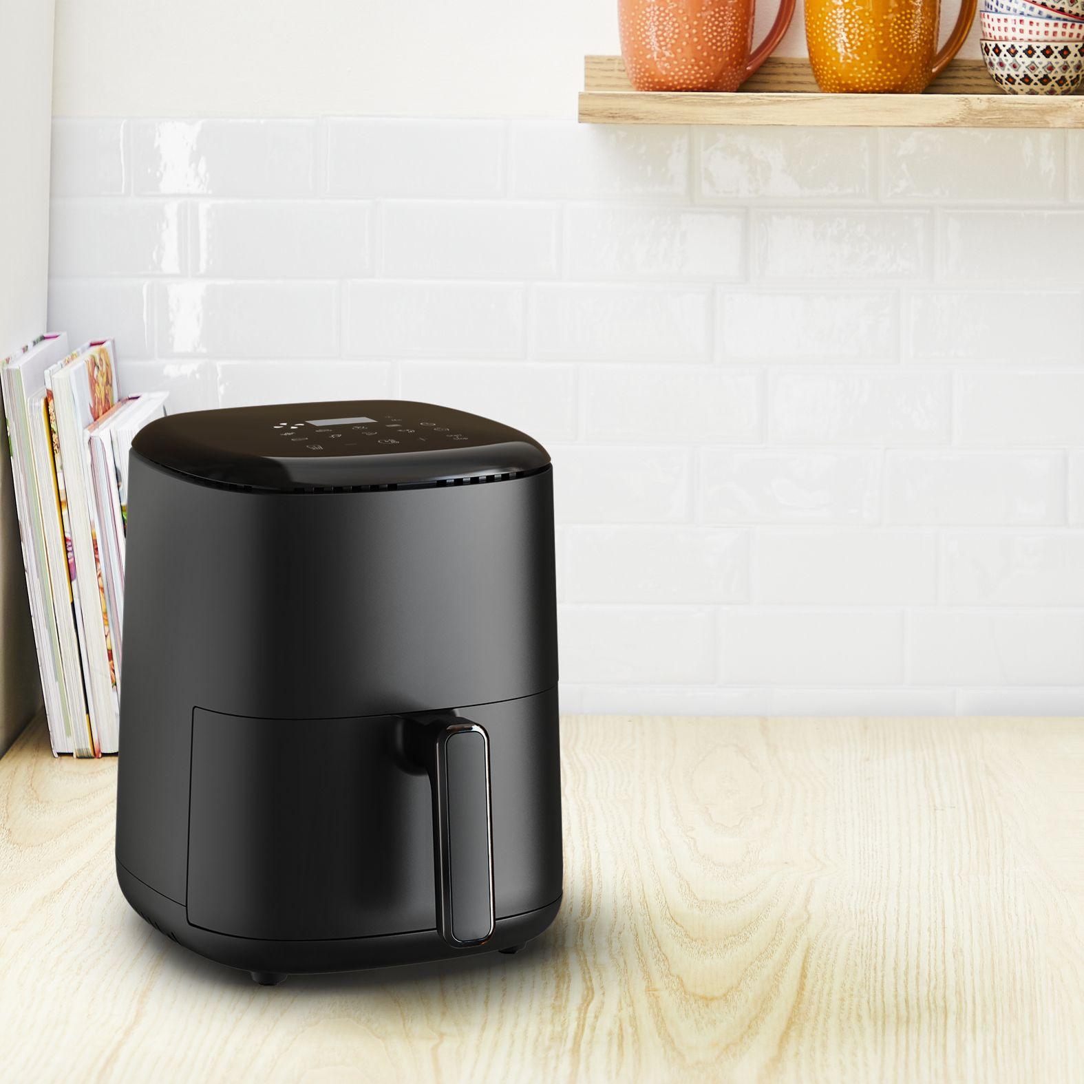 Fritadeira a Ar TEFAL EY145810 Easy Fry Compact (1300 W - Toque - Altura 29 cm - Preto), miniatura 10