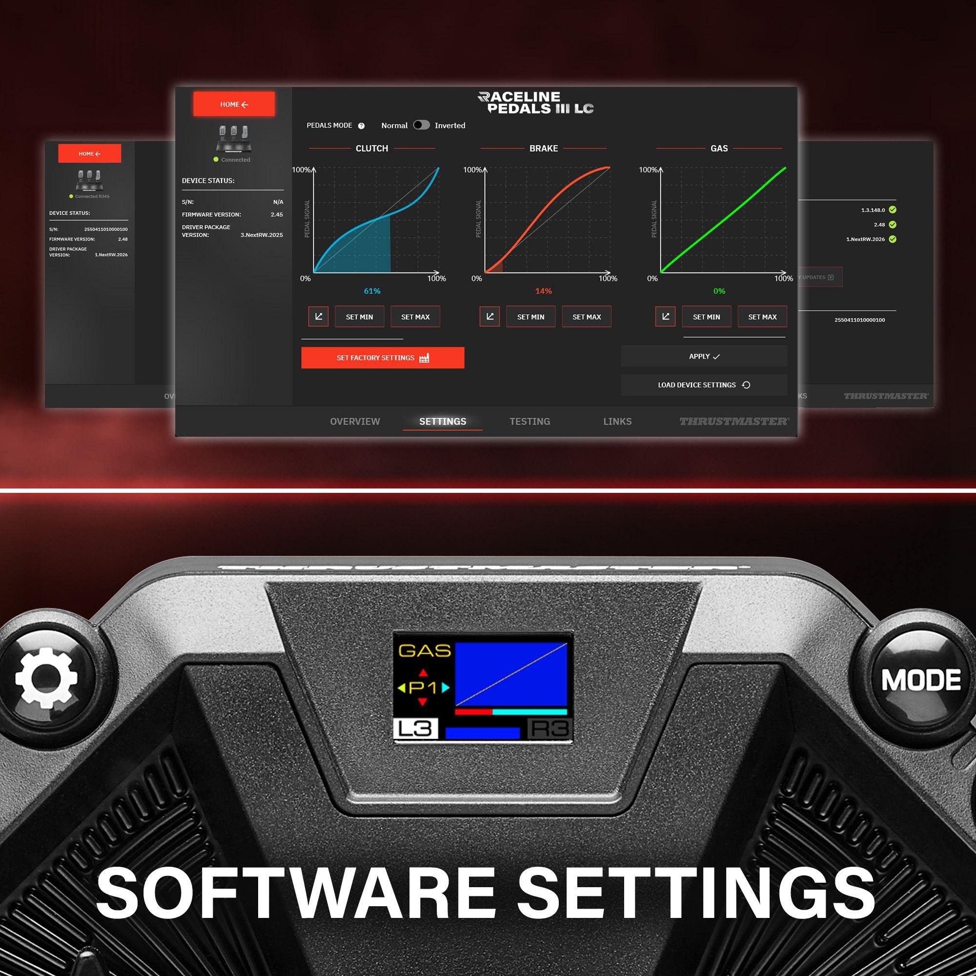 Pedal THRUSTMASTER Raceline LC Upgrade (Thrustmaster Raceline - Preto) — miniatura 20