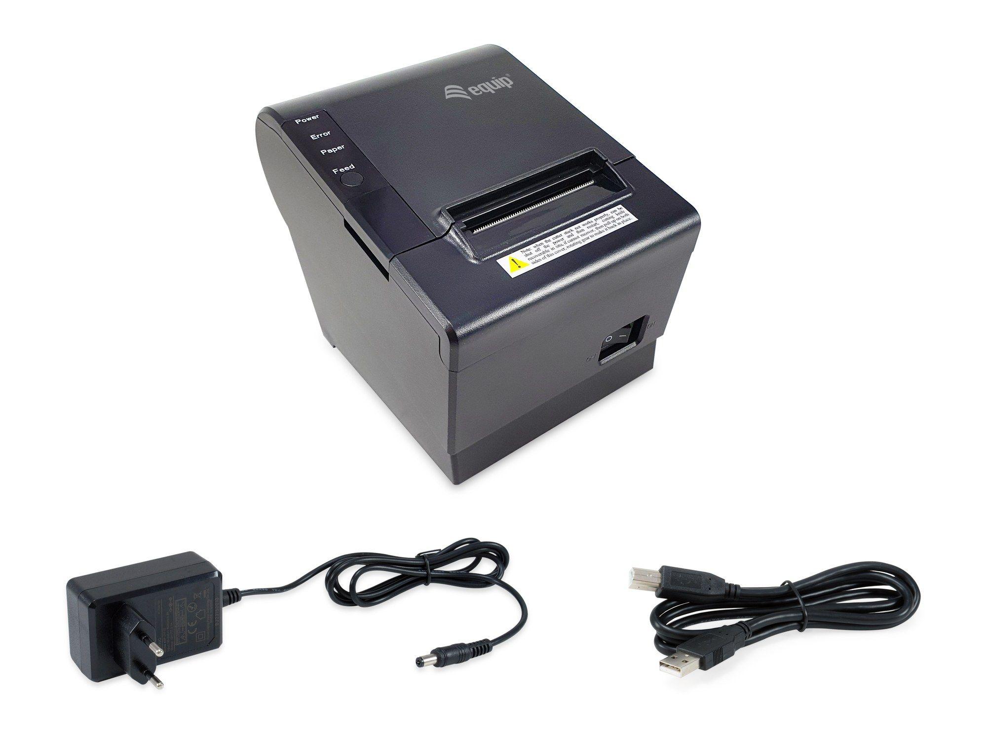 Impressora Térmica de Talões POS EQUIP 351001 (USB - Com fios - Preto), miniatura 5